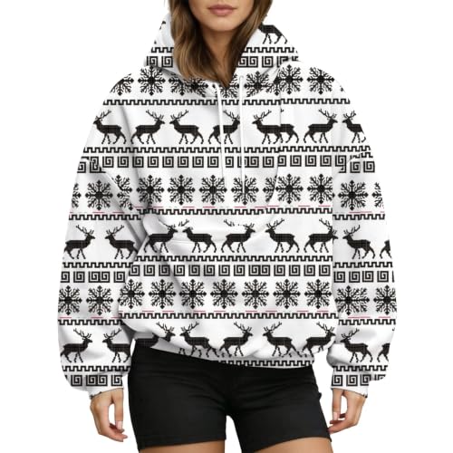 Pet Pouch Hoodie Cat Dog Holder Christmas Holiday Sweatshirt with Pocket - image 4