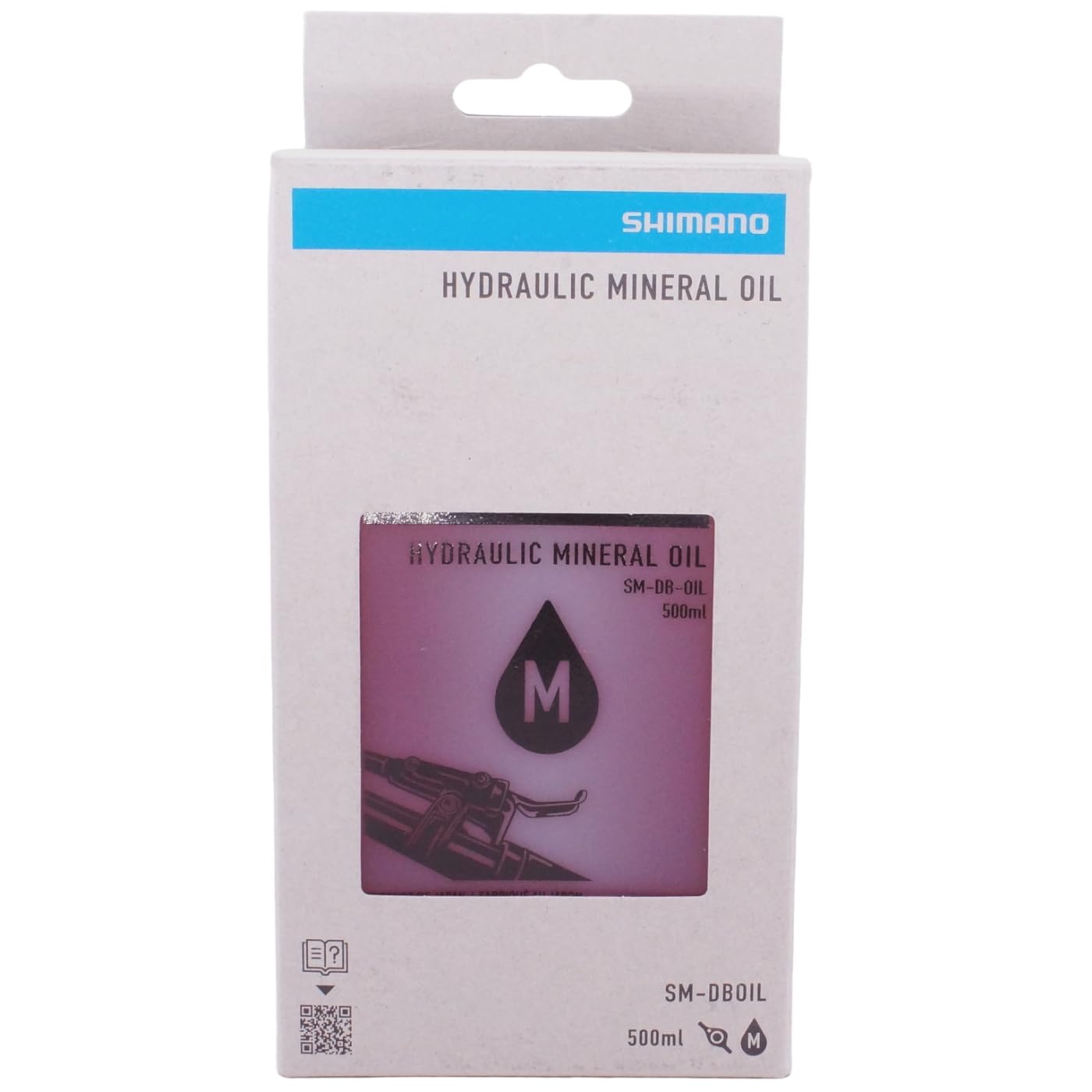 SHIMANO Olio minerale per freni a disco, per freni a disco, rosso, ISMDBOIL05M