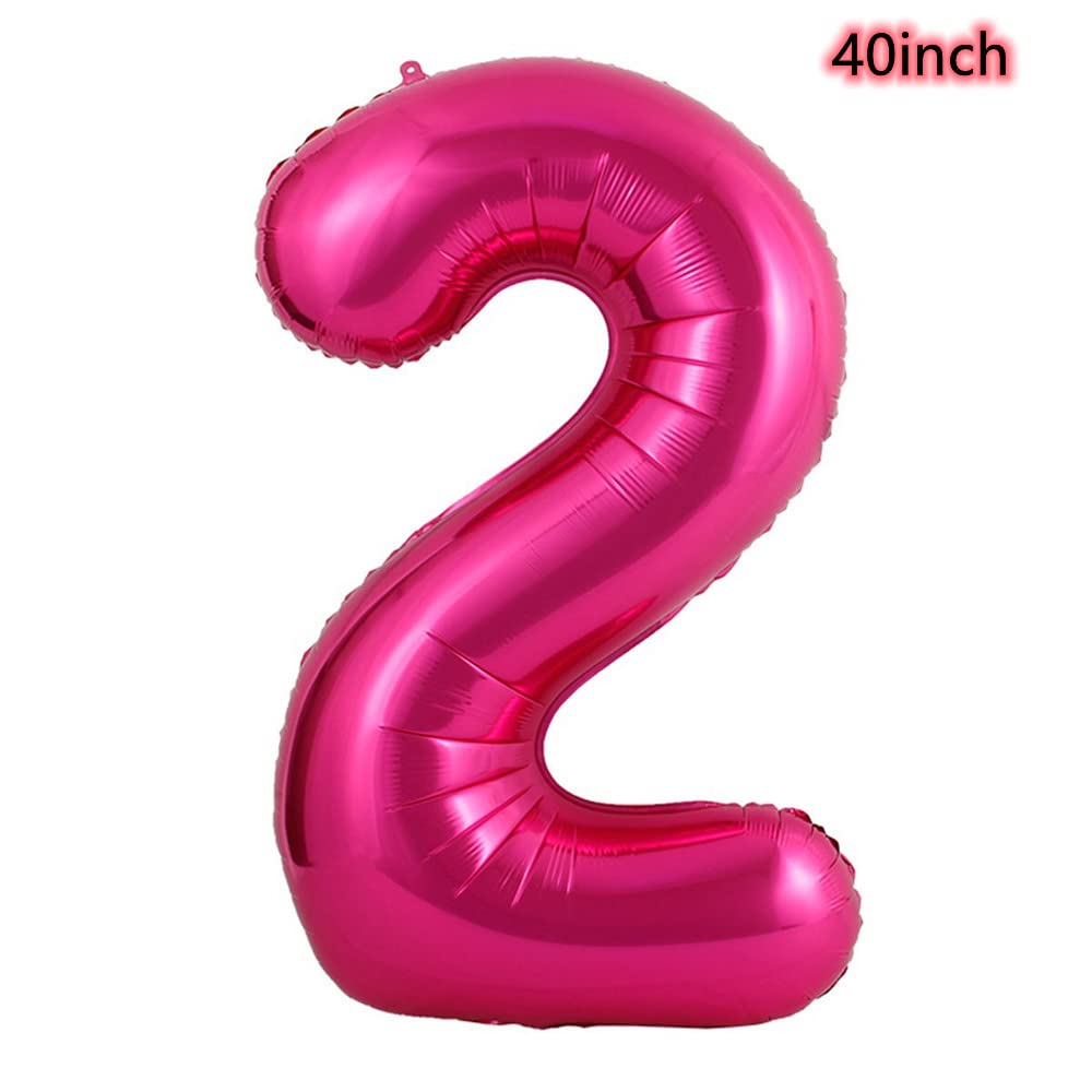 Purple Number Aluminum Film Balloon Birthday Scene Decor - United...