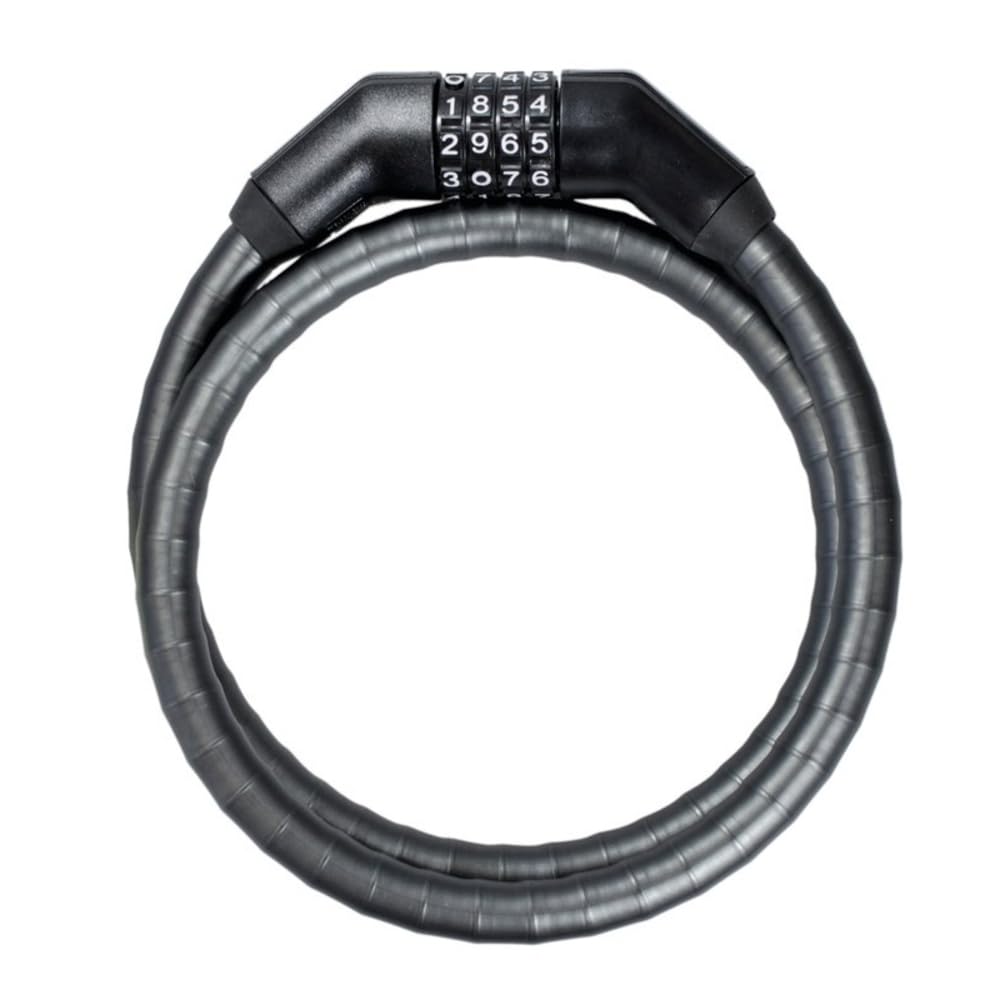 Trelock 2232411130 - Lucchetto a combinazione numerica, unisex, per adulti, lunghezza 100 cm, diametro 15 mm, taglia unica, colore: Nero