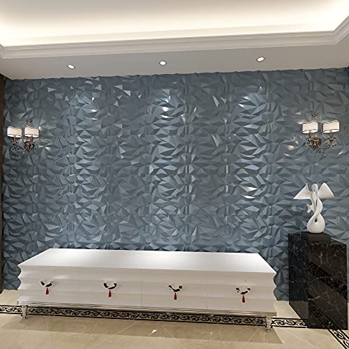 Image of Art3d Decorative 3D Wall Panels 19.7 inch x 19.7 inch (Pack of 12), Wall Panels for Home, Office, Coffee Shop, Gray
