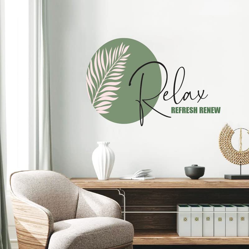 Kotart - Relax Refresh Renew Wall Stickers - PVC Vinyl Wall Decals for Home and Office Wall Décor (B09WC68K5S) Amazon Price History, Amazon Price Tracker