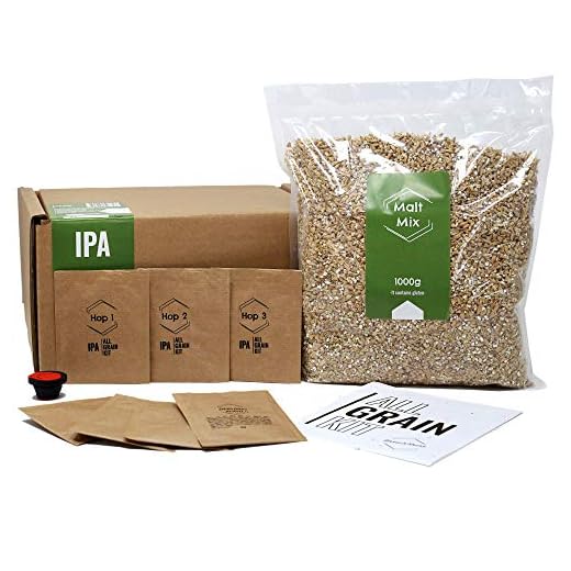 Recette Bière IPA | Recharge Brassage | Malts & Houblon | Tout Grain matières premières | Fabrication Bière Maison | NOTICE EN FRANÇAIS