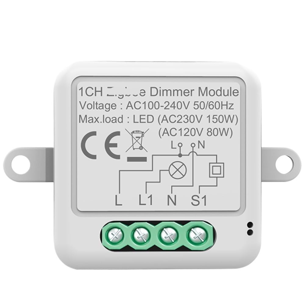 1 módulo de interruptor de atenuación inteligente compatible con interruptor de atenuación de luz LED de control de 2 vías.(1 Way)