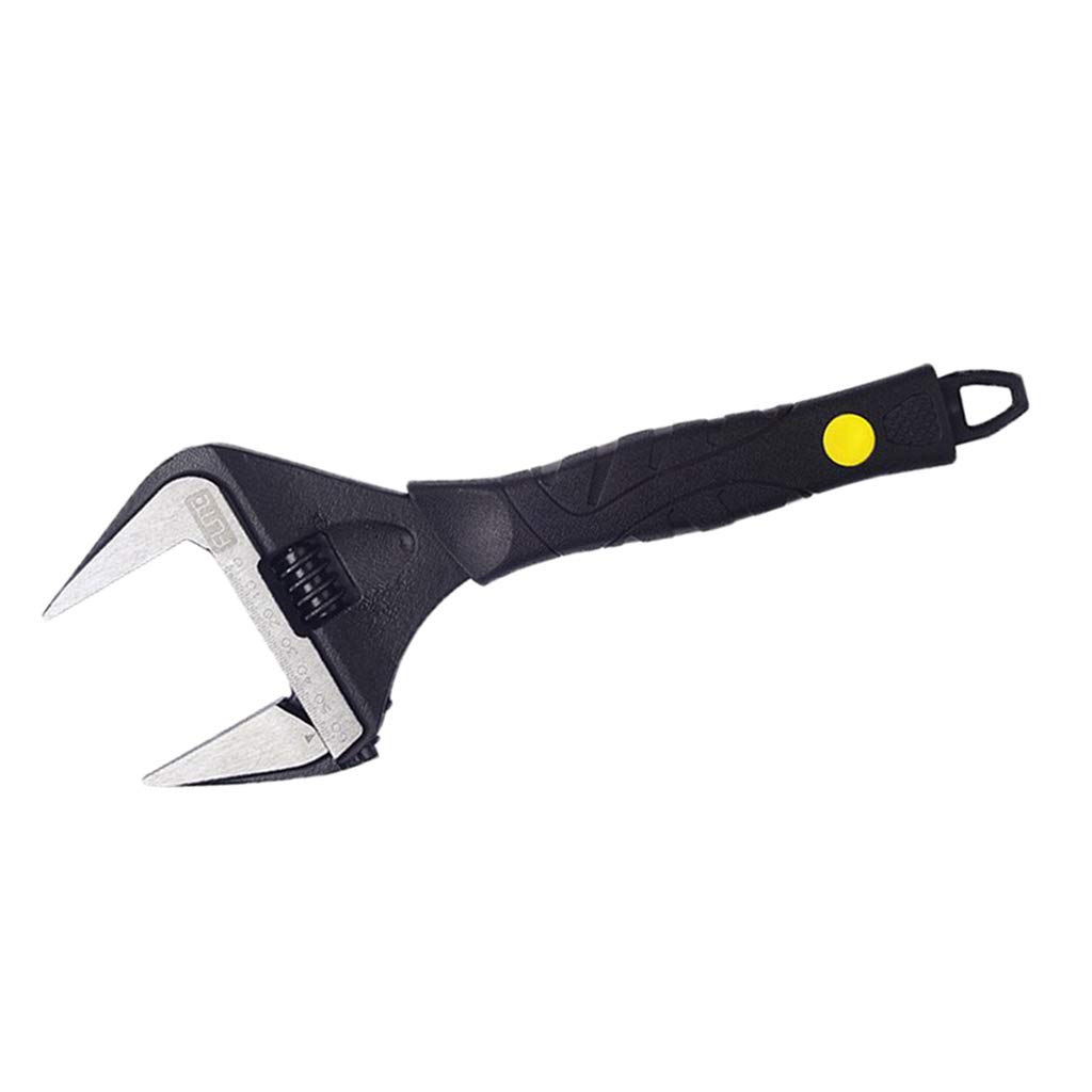 Antypoślizgowy uchwyt stalowy wspornik duży otwór hydrauliczny klucz nastawny 30 cm