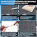 60 Pcs Pool Solar Panels Repair Plugs Solar Pool Heater Repair Kit Pool Solar Plugs for Solar Swimming Pool Heater Panels, Black (0.250)