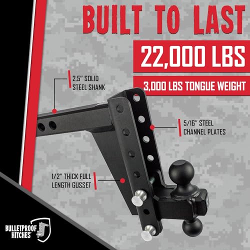 BulletProof Hitches - 2.5" Adjustable Heavy Duty Trailer view 5