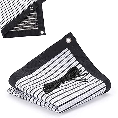 ACEMIC Filet d'ombrage Double Face, Tissu d'ombrage Solaire extérieur, Filet de Protection Respirant, utilisé pour Les balcons, Les Cours, Les Voitures, Les Jardins, Les voiles d'ombrage, 3x6m (10 Cover
