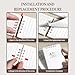 IVICOO Small Spiral Notebook, Small Note Pad,Pocket Notebook, Mini Notepads A7 Loose-Leaf for Women Or Men