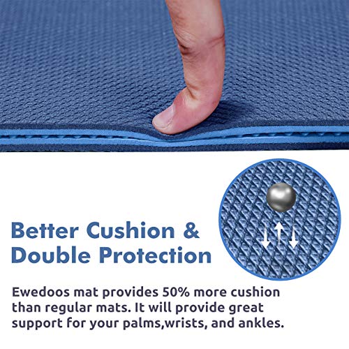 image for Ewedoos Yoga Mat Non Slip TPE Yoga Mats Exercise Mat Eco Friendly Work