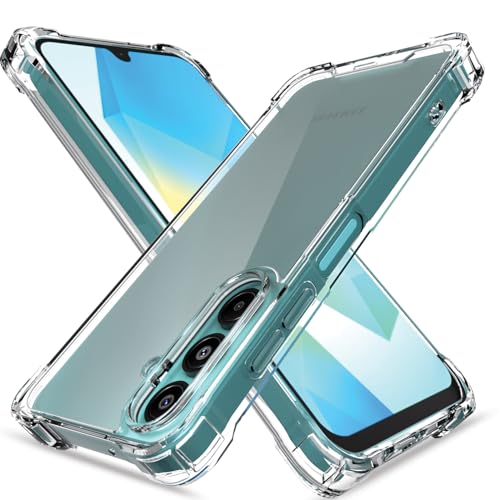 Image of Pikkme Back Cover for Samsung Galaxy M17 5G / A17 5G / F17 5G + TPU Clear Transparent Raised Edges Shockproof Protective Phone Bumper Case(Transparent)