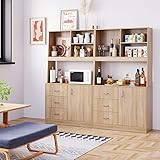 wohnzimmer buffet 1920 【Großer und diversifizierter Stauraum】 Homfa Geschirrschrank mit 1 Tür und 3 Schubladen bietet praktischerweise viel Platz für verschiedene Dinge des täglichen Gebrauchs wie Geschirr, Wein, Mikrowellenherd, Gewürze order Bücher und Dekos. Die Kombination von offenen und geschlossenen Lagerräumen kann Ihren unterschiedlichen Anforderungen gerecht werden.