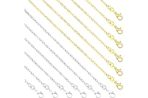 SANNIX Bulk 24 Inch Necklace Chains for DIY