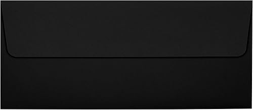 Miniatura 29 de LUXPaper Sobres comerciales #10 Despegar y prensar 4 1/8 pulgadas x 9 1/2 pulgadas Lino blanco Texto de 80 libras 50