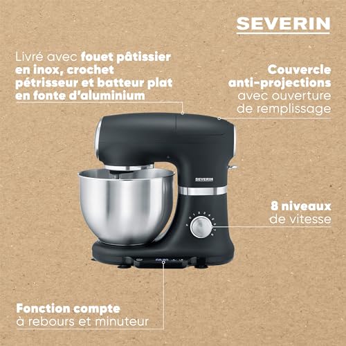 SEVERIN Robot polyvalent 4 en 1 3865 - vue 8