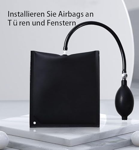 Montagekussen, hefkussen, luchtkussenlift, belasting tot 200 kg, 8 stuks, zwart - Afbeelding 4