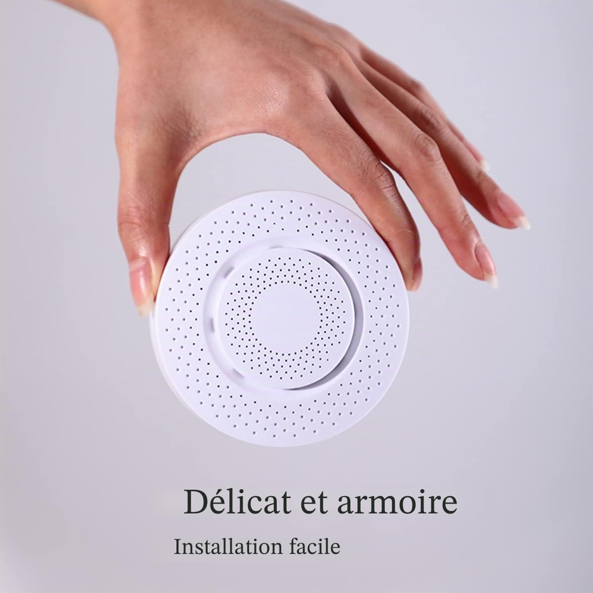 Zigbee Tuya 3.0 Moniteur de qualité de l'air - Détecteur de température et d'humidité 5 en 1 - Formaldéhyde CO2 - Capteur de température et d'humidité