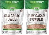 NOW Foods, Organic Raw Cacao Powder, with Polyphenols and Flavonols, Sun-Dried, Intensely Rich Flavor, 12-Ounce (Packaging May Vary) (Pack of 2)