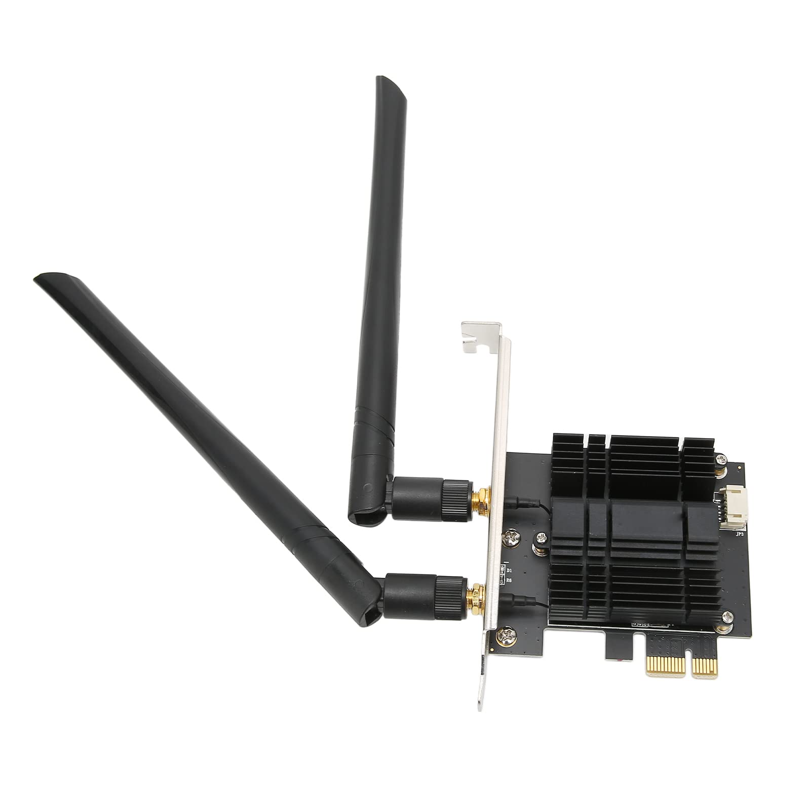 Yctze Adattatore WiFi PCIE AC1300Mbps con connettività Ad Alta velocità 4.2 Dual Band 2.4GHz 5.8GHz per PC Desktop