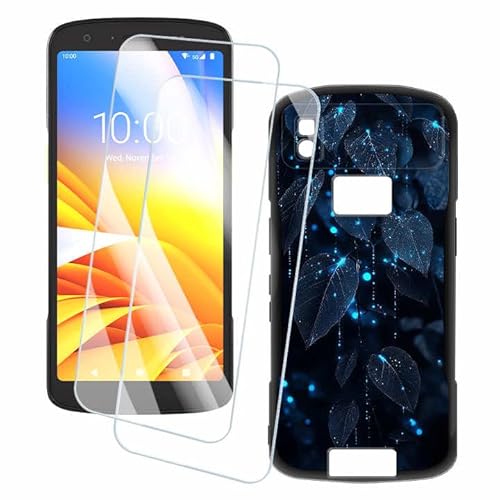 OAGELIM 2�Z�b�g �X�N���[���v���e�N�^�[ + �P�[�X Zebra HC20 (6 �C���`) �Ƃ̌݊������� �A�[�e�B�X�e�B�b�N�J�X�^���v�����g�J�o�[�Ƌ����K���X�t�B���� �X�N���b�`�h�~ (�t)