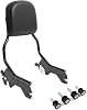 TCMT Standard Sissy Bar Upright Backrest With Docking Hardware Kit Fit For Harley Heritage Classic FLHC Street Bob FXBB 2018-2025 Softail Standard 2022-2024 Softail Slim FLSL Deluxe FLDE 2018-2021
