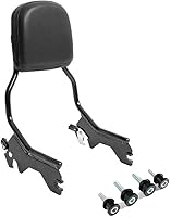 Vista 12 de TCMT Respaldo vertical de barra Sissy estándar con kit de accesorios de acoplamiento para Harley Heritage Classic FLHC Street Bob FXBB 2018-2025