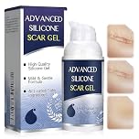 30g Silicone Scar Gel,Effective Scar Cream,Fade & Repair Skin,Reduces The Appearance of Both Old and New Scars from Burns,Scar Removal,Improve for Acne,Stretch Mark,Surgery and C Section Scars