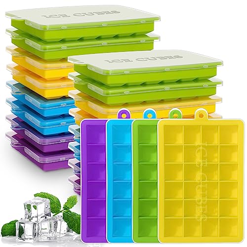 Domensi Set de 12 Cubeteras de Silicona Flexibles miniatura 1