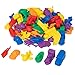 edxeducation Transport Counters - Set of 72 - Learn Counting, Colors, Sorting and Sequencing - Hands-on Math Manipulative for Kids