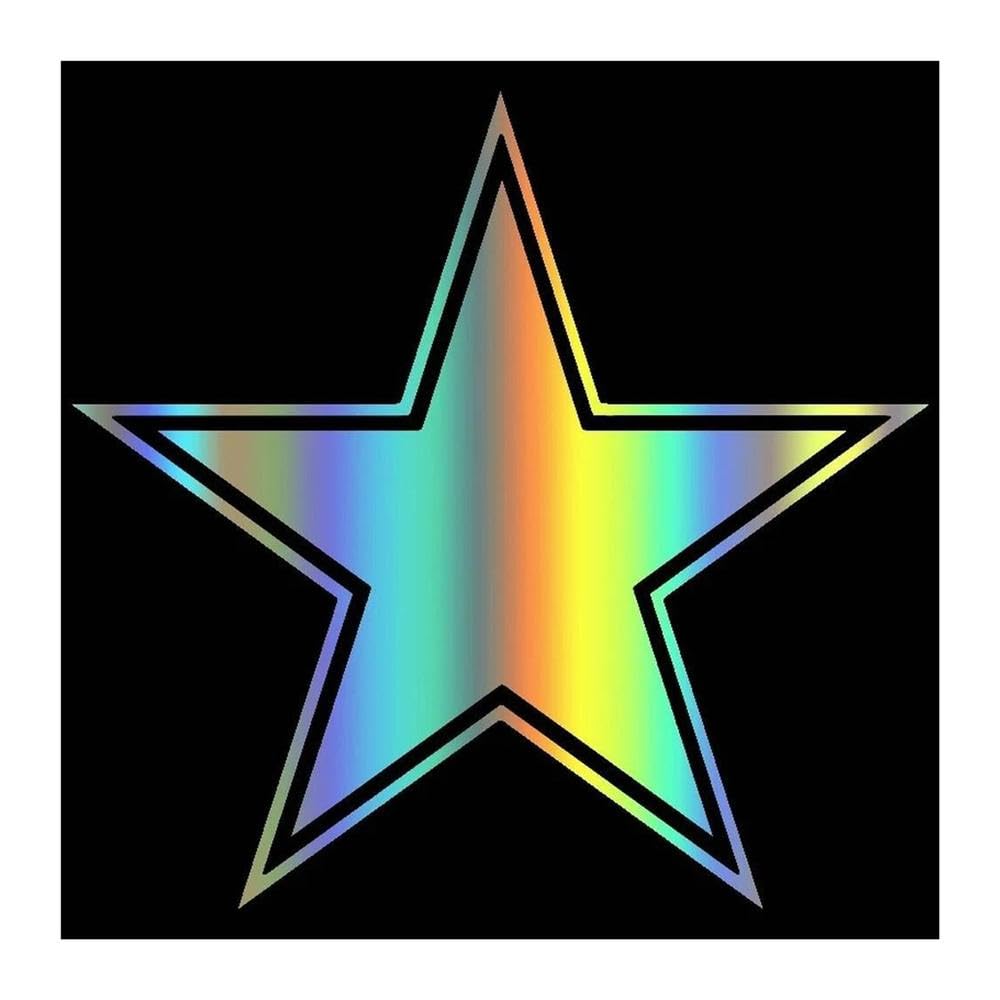 Car Sticker Vinyl Decal Auto Stickers for Bumper Window Decorations(Laser,20 cm)