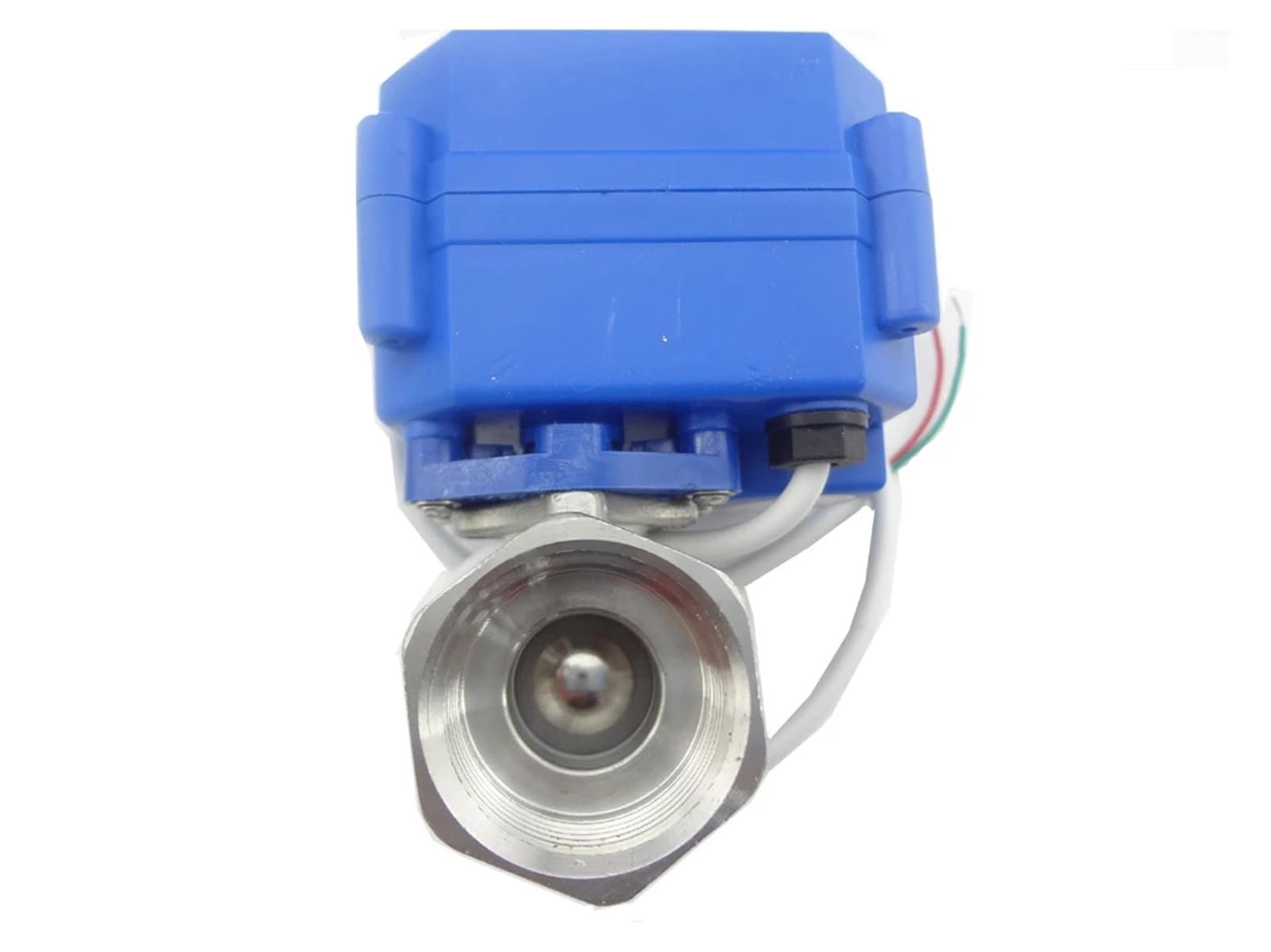 Zawór kulowy z napędem G1/5.1 cm DN15 9-24VDC CR04, stal nierdzewna, zawór elektryczny