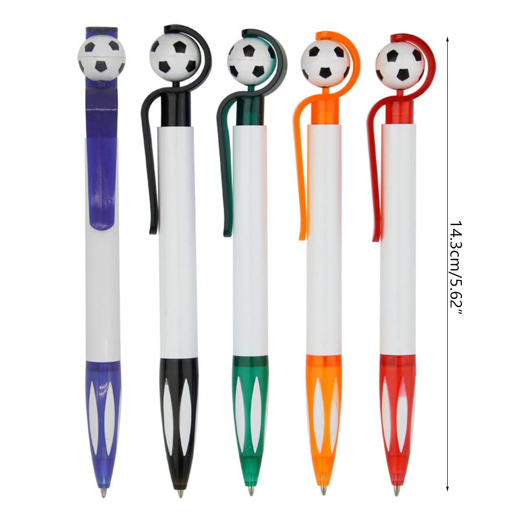 Football Ballpoint Pen Retractable Pen Funny Writing Pen Smooth Writing Refillable Class Reward for Boys Girls Students — view 4