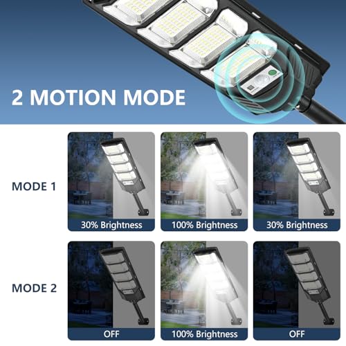 MATEPLUS Solar Street Light Outdoor 2 Pack - image 2