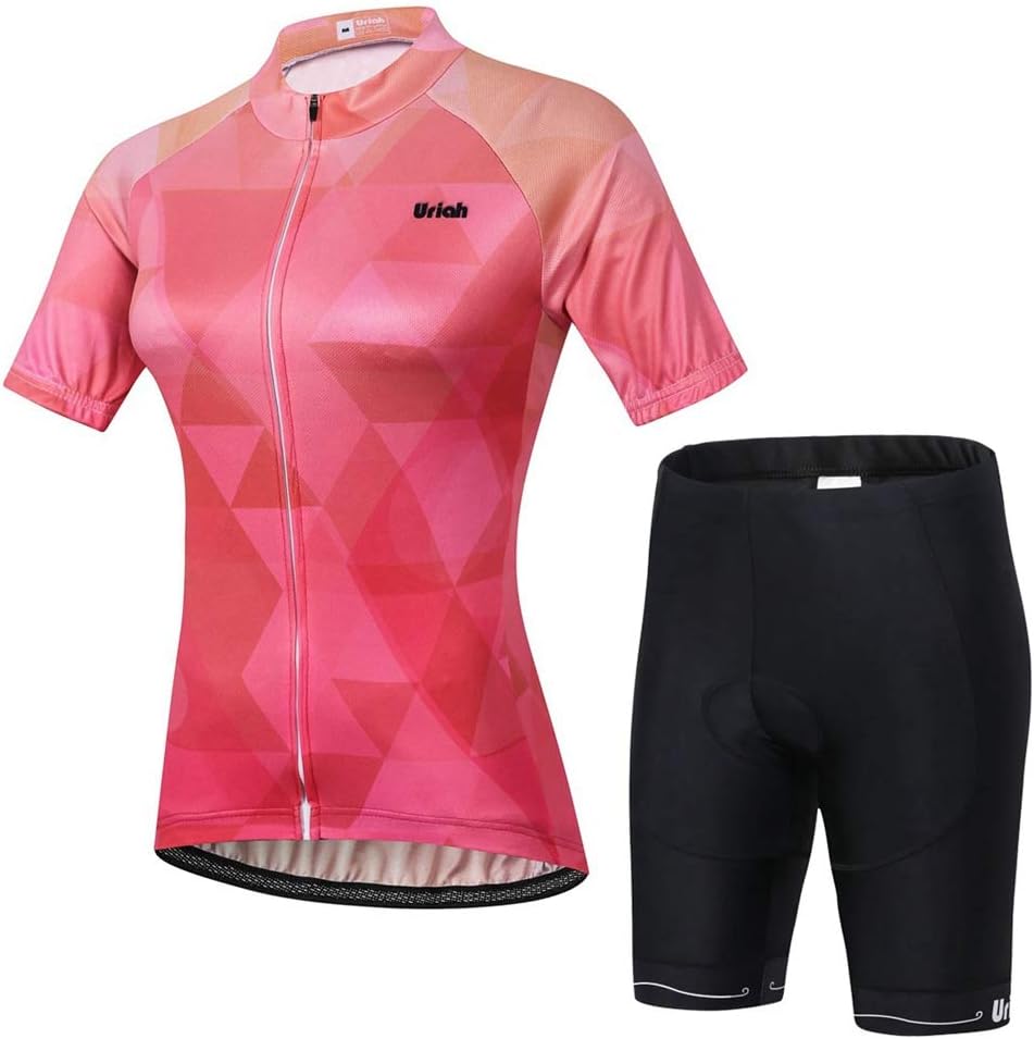 Uriah Women's Cycling Jersey Shorts Sets Short Sleeve
