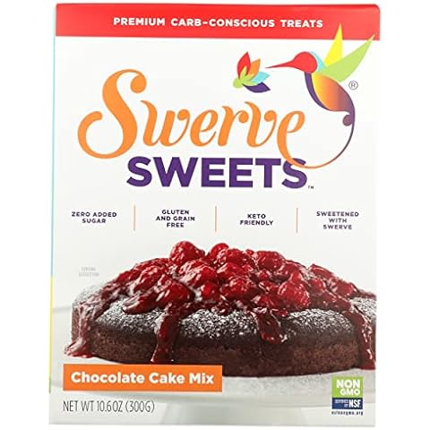 Swerve Sweets Chocolate Cake Mix, Gluten Free, Grain Free, 10.6 Ounces (Pack Of 6) Cover