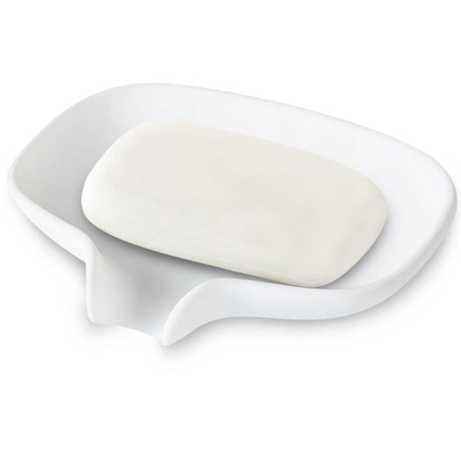 HFANGANGE Soap Dish Drain Soap Dish Soap Dish Household Bathroom Toilet No Cover Soap Dish Plastic, White