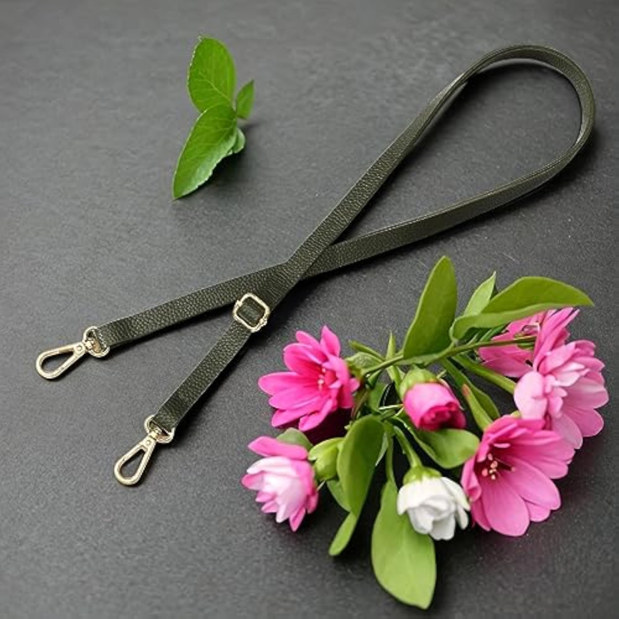 Comfortable Purse Chain Strap for Shoulder Bag, Dark Green
