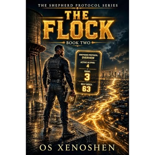 The Flock Audiolibro Por OS XENOSHEN arte de portada