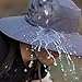 Leotruny Super Wide Brim Bucket Hat UPF50+ Waterproof Sun Hat for Fishing Hiking Camping (C02-Dark Gray)