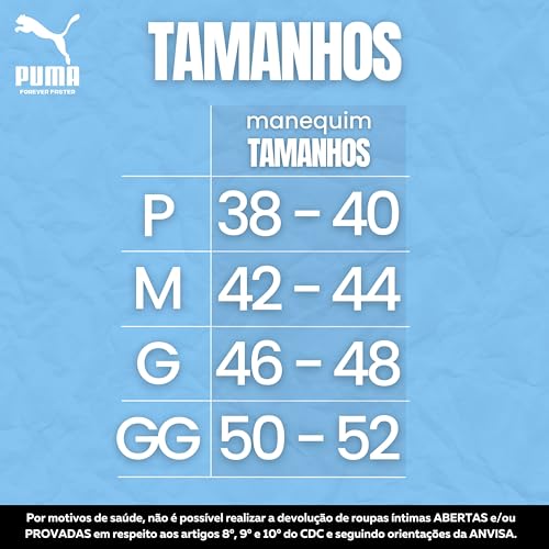 PUMA Kit 5 Cuecas Boxer Puma Sem Costura Microfibra Elástico 40mm Masculino, 2 Marinho -2 Preto - 1