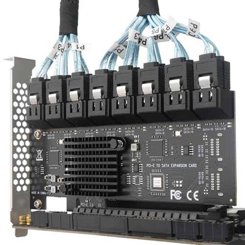 Tarjeta PCIe x1 con 16 puertos SATA 3.0 para HDD/SSD - Imagen 5
