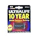 Ultralife U9VLJPXC Lithium Battery, 9V, For Smoke/CO Detector - 1 Piece Retail Card