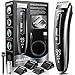 Produktbild JOMARTO Haarschneider Profi Haarschneidemaschine Haartrimmer herren Home Friseur Geschenkset, USB wiederaufladbar, LCD-Display, Unterstützung für Schnellladung