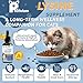 L-Lysine Supplement for Cats - Vitamins & Taurine for Immune Support & Allergy Relief - Lysine for Respiratory, Sneezing, Runny Nose, Eye Function - Natural Cat Antibiotic Drops - 60ML Slamon Flavor