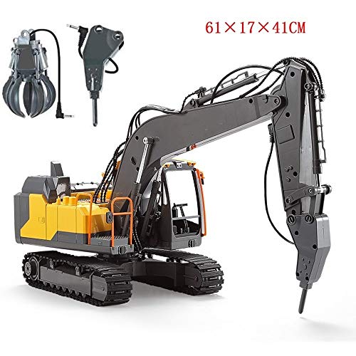 Carro Remoto RC Guindaste Elétrico Trator Controle Remoto Caminhão Escavadeira Carregadeira Bulldoze