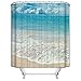 Produktbild Qilerongrong Badezimmer Duschvorhang, Top Qualität Anti-Schimmel Duschvorhänge Digitaldruck inkl. 12 Duschvorhangringe, 180x180cm