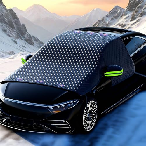 CWCHUHAI Protector para Parabrisas para Nissan Juke 2025 2024, Protector Parabrisas Hielo Magnético, Antihielo y Nieve, UV, Lluvia, Protección Total para Invierno
