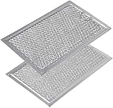 Compatible Aluminum Microwave Grease Filters for GE WB06X10608 AFF77-M 2 Pack