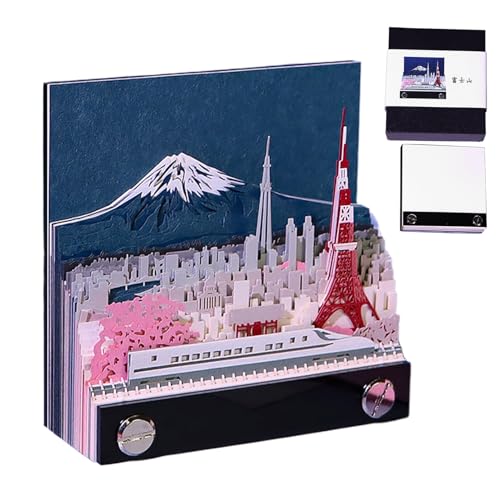 Calendrier De Bureau 3D – Carnet Détachable De Montagne De Bureau De 3 Pouces | Sculpture De Bloc-notes – Pour La Saint-Valentin, Lieu De Travail, Avent, Décoration D'intérieur, Noël, Adulte, Étudiant
