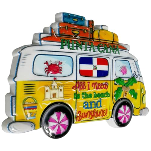 Imán decorativo Punta Cana para refrigerador miniatura 2
